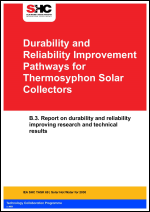 Durability and Reliability Improvement Pathways for Thermosyphon Solar Collectors